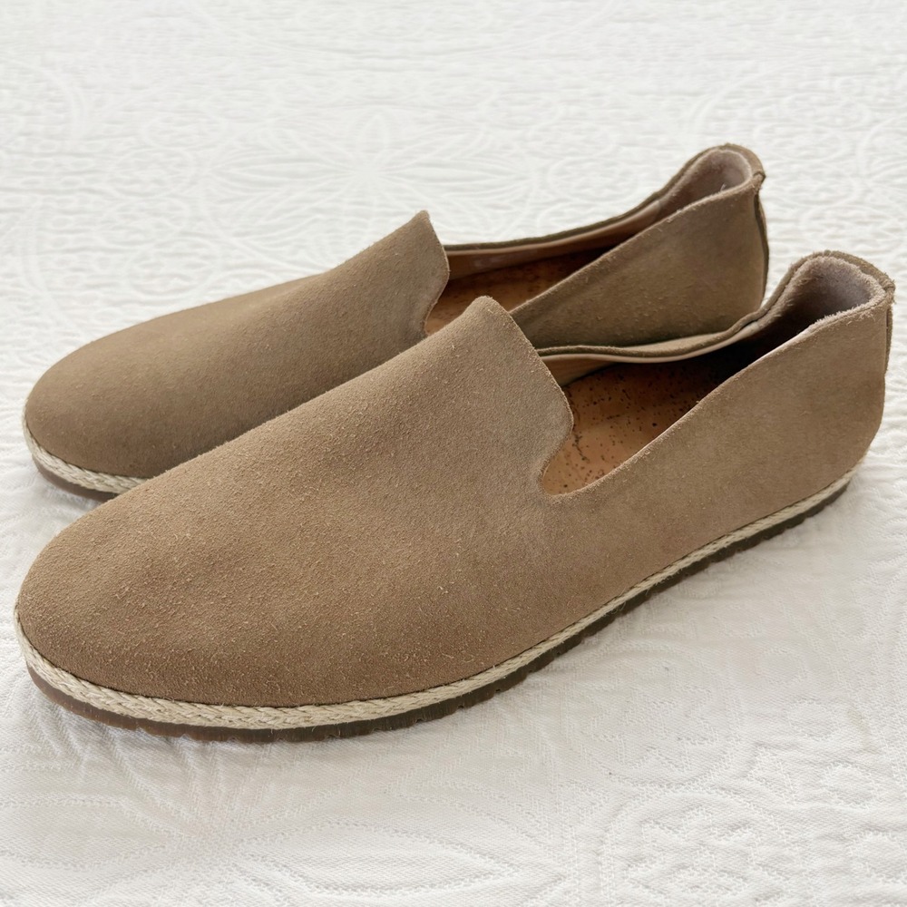 Patara Men's Light Brown Leather Smoking Slipper Sz 10